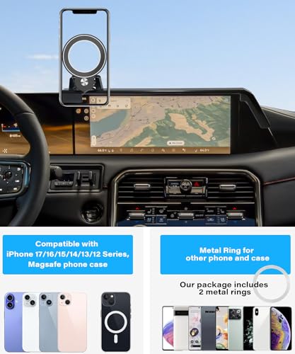 Car Phone Holder for Nissan Armada 2025 2026 14.3" Screen Accessories (for 2025-2026 Nissan Armada (14.3 Inch Screen))