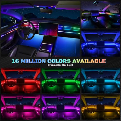 Dreamcolor Acrylic Interior Car LED Strip Light with Wireless APP (Dreamcolor 14 in 1)