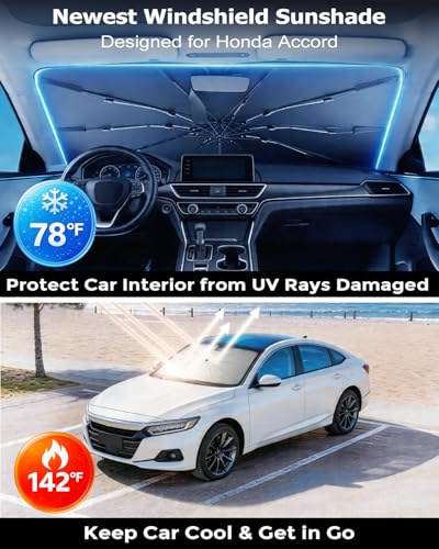 Umbrella Windshield Sun Shade for Honda Accord (FOR | Honda Accord(2001-2026))