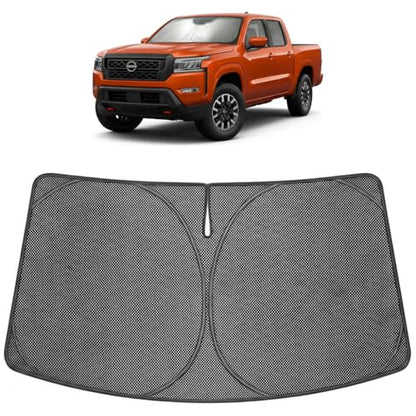Custom Fit Car Windshield Sun Shade for 2022 (2022-2026 Nissan Frontier)