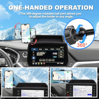 Car Phone Holder Compatible with Chevy Blazer 2023 2024 2025 Accessories 10.2 (2023-2025 Blazer 10.2inch)