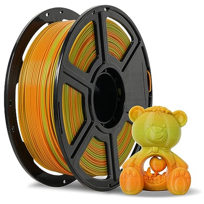 PLA Filament 1.75mm + (Orange Green Gradient)