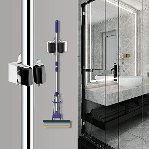 Broom Holder Wall Mount 30 Pack (30 / Matte Black)