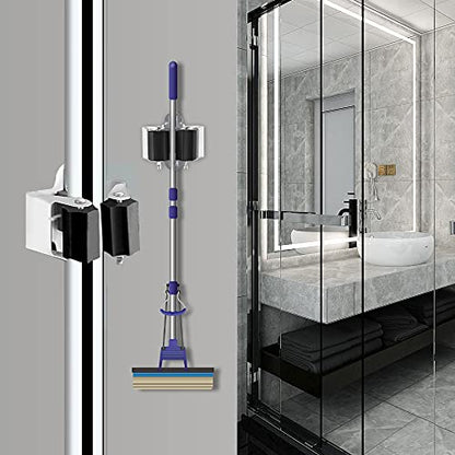 Broom Holder Wall Mount 30 Pack (30 / Matte Black)
