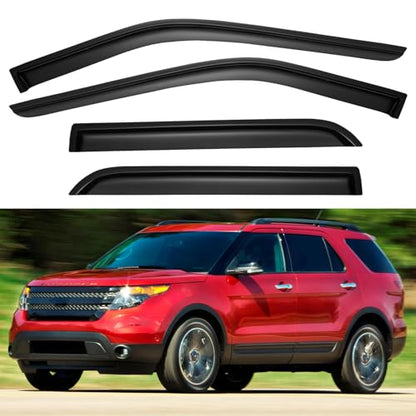 Window Visors Rain Guards for 2011 (2011-2019 Ford Explorer)
