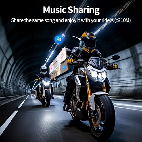 Motorcycle Helmet Bluetooth Headset (2 Pack)