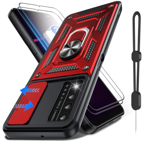 for T Mobile REVVL V+ 5G Case (T-Mobile REVVL V+ 5G（6.82"） / Red)
