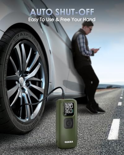 T22 Tire Inflator Protable Air Compressor (Green)