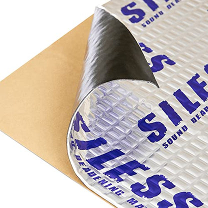 50 mil (1.3mm) 26 sqft Car Sound Deadening mat - Butyl Automotive Sound Deadener - Noise Insulation and Vibration Dampening Material ( 26 sqft) (NewSLS50_26)