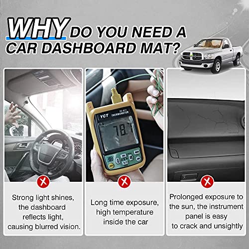 Dashboard Cover Fits for 2002 (68.90*17.72(Dodge Ram 02-05))
