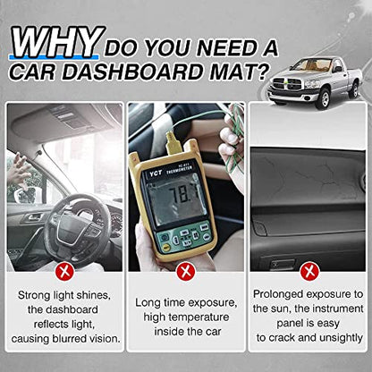 Dashboard Cover Fits for 2002 (68.90*17.72(Dodge Ram 02-05))