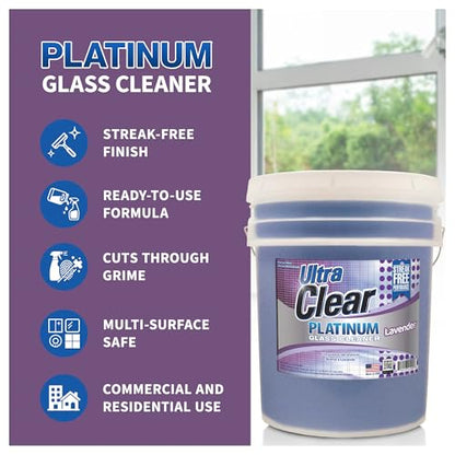 Ultra Clear Platinum Glass Cleaner (Glass Cleaner / Lavender)