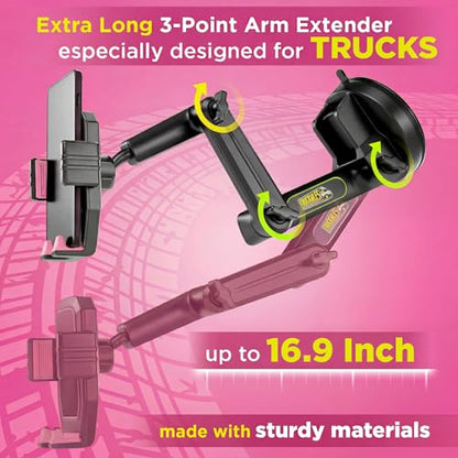 Truck Phone Mount + Dash Pad (Pink)