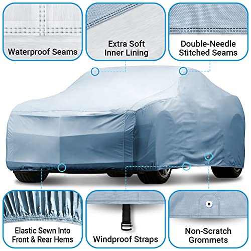 Car Cover All Weather for 1969 (33. Chrysler Newport 1969-1978 / Sky Gray)