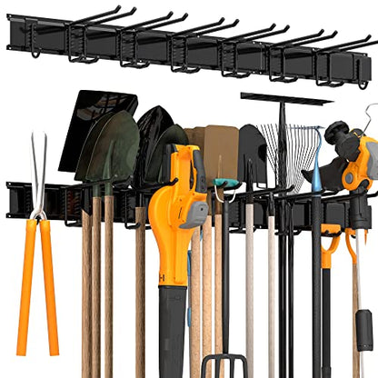 Garage Wall Organizer (51inch 3 panels+8 hooks)