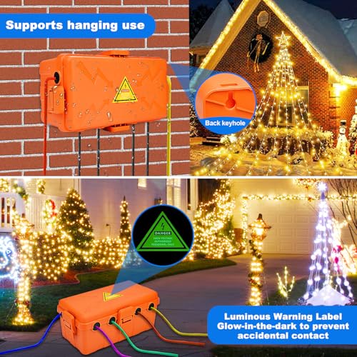 Medium Outdoor Electrical Box (Medium / Orange)