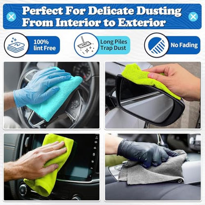Microfiber Cleaning Cloth (24PK / Multi-colors)