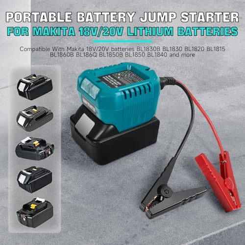 Jump Starter Adapter for Makita 18V Battery