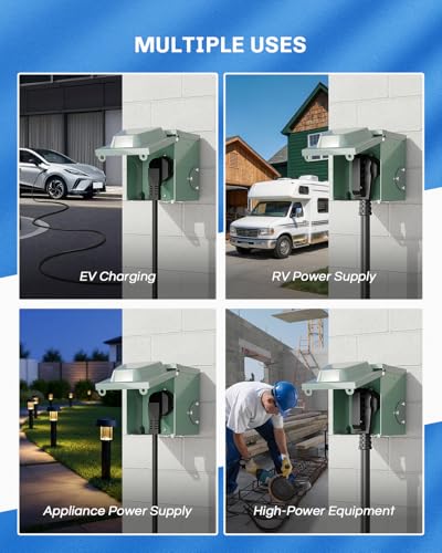50 Amp RV Power Outlet Box (50 Amp 14-50R)