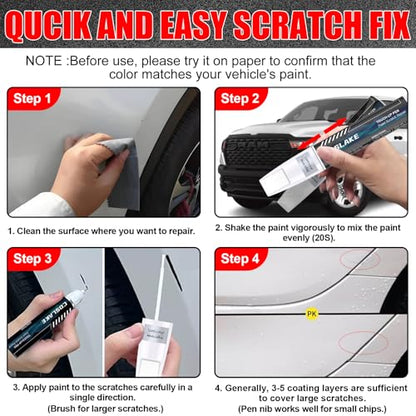 Car Touch Up Paint (Billet Silver Metallic(PSC/JSC) for 2025 RAM 1500/2024 RAM 1500/2023 RAM 1500/2024 RAM 2500)