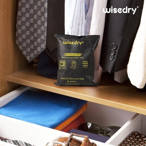 2 x 500 Gram [2.2 lbs] Rechargeable Silica Gel Car Dehumidifier (500 Gram)