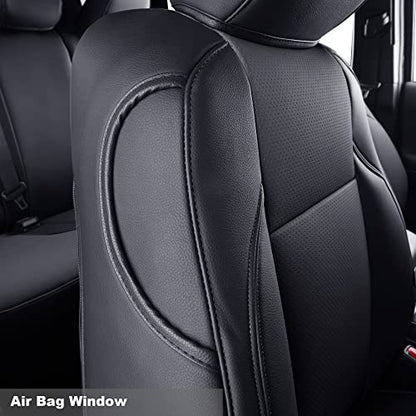2 Front Tacoma Seat Covers Custom Fit 2016 ((2016-2023) Front Only / Black)