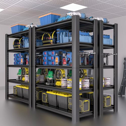 3000 LBS Capacity Metal Storage Rack 72" H x 48" W x 20" D
