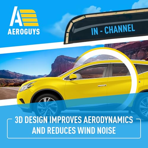 Extra Durable Window Deflectors in (For Nissan Murano 15-24)