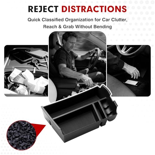 Center Console Organizer for 2024 2025 2026 Hyundai Sonata Accessories (2024-2026 Hyundai Sonata)