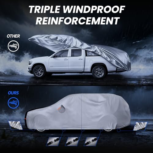 Multi Layer Car Cover Custom Fit for Kia EV9 (W.Custom Fit Kia EV9(EV) / White Car Cover)