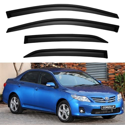 Window Visors Rain Guards for Toyota Corolla 2009 (2009-2013 Toyota Corolla)