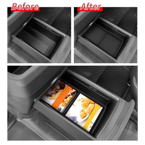 Rear Center Console Drawer Insert Tray for Kia Telluride 2027 (Rear Center Console Drawer Insert Tray)