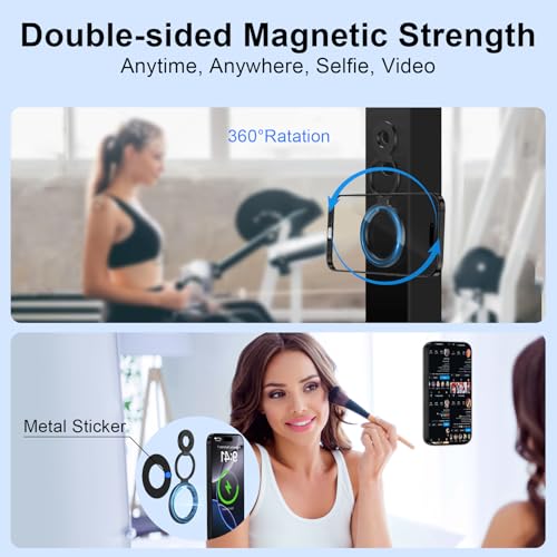 Magnetic Phone Ring Holder for Samsung Galaxy S26 Ultra S25 FE S24 Ultra (black)