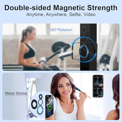 Magnetic Phone Ring Holder for Samsung Galaxy S26 Ultra S25 FE S24 Ultra (black)