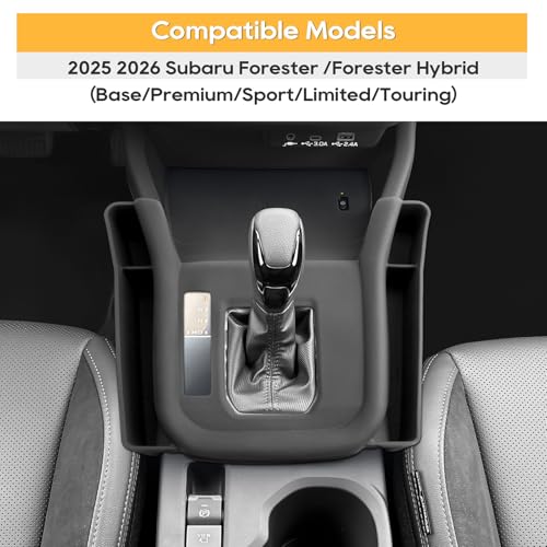 2025 Forester Center Console Organizer (2025 Subaru Forester Silicone Tray)