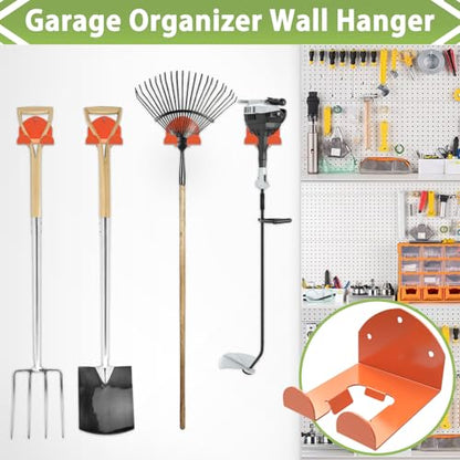 Trimmer Rack Wall Mount Heavy Duty Weedeater Hanger for Garage Wall Bracket Garage Organizer Weed Eater Hanger for Grass Trimmer (3 Pack)