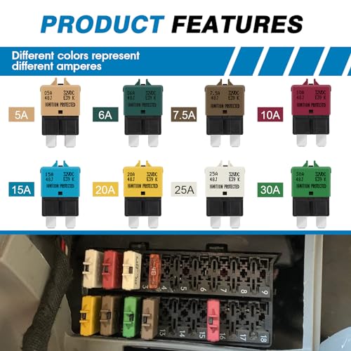 Circuit Breaker Blade Fuse E39 (1 Pack / 20A)