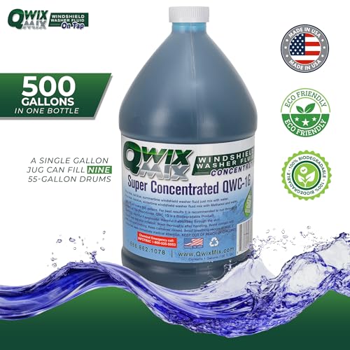 1 Gallon Windshield Washer Fluid Concentrate (Deep Blue)