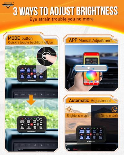 8 Gang Switch Panel Bluetooth RGB AR (8 Gang Bluetooth Panel (Two Side Output))