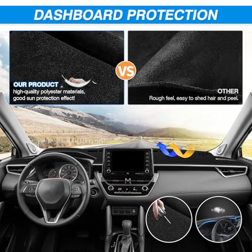 Dash Cover for 2022 (22+Corolla Cross(Black))