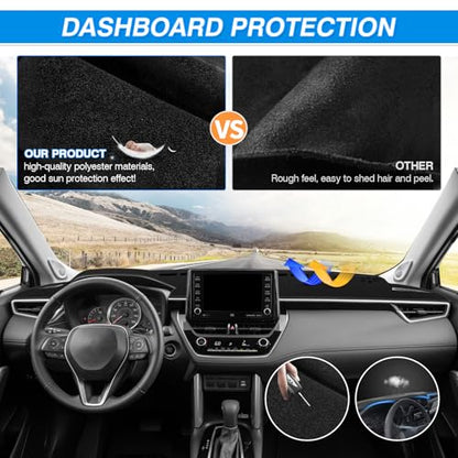 Dash Cover for 2022 (22+Corolla Cross(Black))