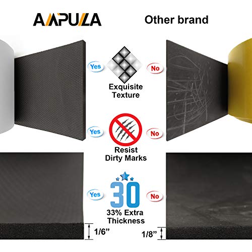 GWP01S Thick Waterproof Garage Wall Protector (1/6" Thickness Black)