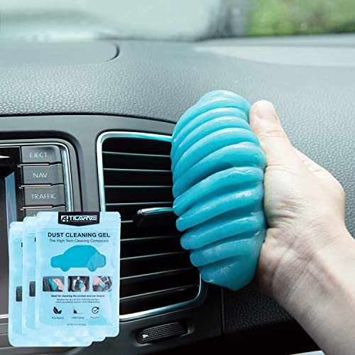 3 Pack Cleaning Gel for Car Detailing Putty Car Vent Cleaner Goo (3 Pack)