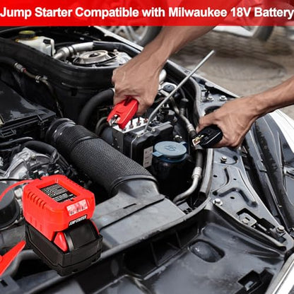 Jump Starter Compatible with Milwaukee 18V Batteries