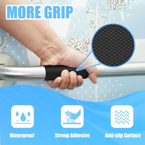 Rubber Grip Tape (4In x 10Ft / Black)