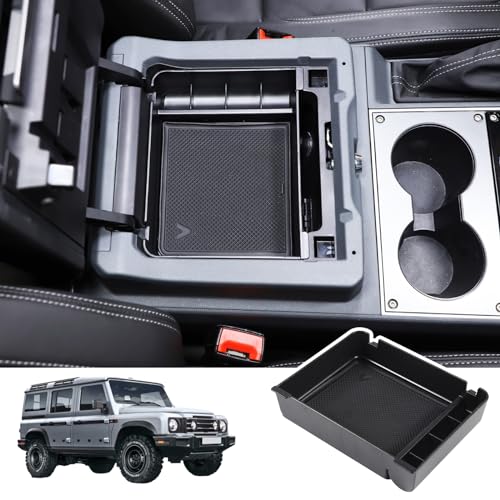 Car Armrest Storage Box Tray Compatible with INEOS Grenadier 2022