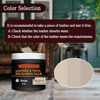 Leather Recoloring Balm (Beige)
