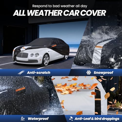 Multi Layer Car Cover Custom Fit for Bentley Flying Spur (Custom fit Bentley Flying Spur / Sedan car cover)