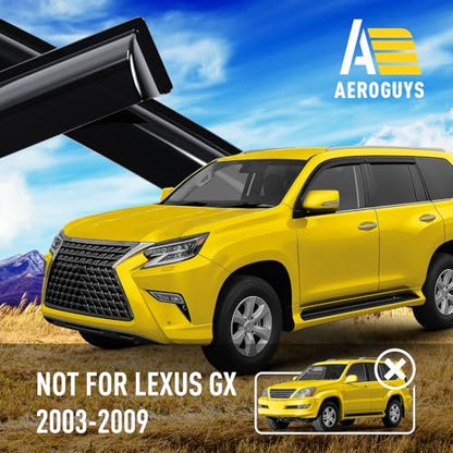 Extra Durable Window Deflectors Tape (For Lexus GX 10-23)