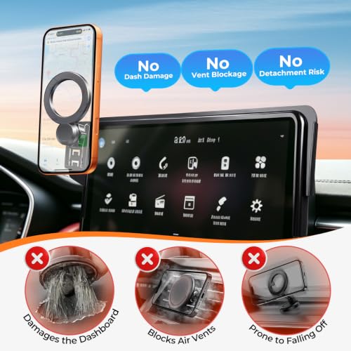 Car Phone Holder for Genesis G70 2026 2025 2024 2023 2022 with 10.25 (Fit for 2022-2026 G70, 10.25-Inch)